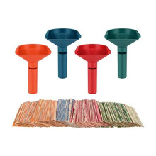 Selezionatore di monete con involucri per tutte le monete, tubi contatore in plastica 150 pezzi
