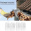 8 Pcs Gutter Guards - Aluminum Downspout Guard, Expandable Leaf Strain 9