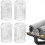 8 Pcs Gutter Guards - Aluminum Downspout Guard, Expandable Leaf Strain 4
