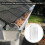 8 Pcs Gutter Guards - Aluminum Downspout Guard, Expandable Leaf Strain 3