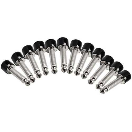 12 τεμάχια DIY Strait Audio Mono Plug 6.35 χωρίς κόλληση, χωρίς κόλληση, για κιθάρα Ef 1