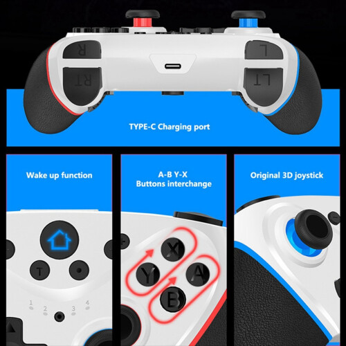 Für Android PC 360 Steam TV Box Switch Kabellose Bluetooth Multifunktion 1