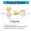 8PCS Earring Backs for -Ears, Lifter Replacements Heavy Earrings,Gold 7