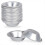 25 stuks eierpasteivorm, ronde, herbruikbare antiaanbakvorm (aluminium) 1