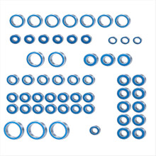 55-teiliges Set gummigedichteter Kugellager für 1/10 -TRX6 RC-Car-Upgrades