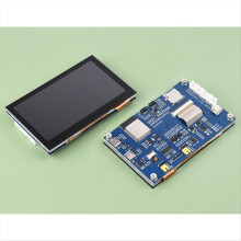 4,3-Zoll-kapazitiver Touchscreen auf dem integrierten ESP32-S3-Entwicklungsboard W