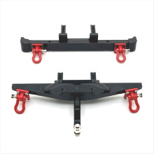 Für 1/12 MN128 RC-Car Teile Metall-Upgrade Front- und Heckstoßstangen-Kit Bl