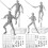 sets tekenlichaam kunstenaars PVC figuurmodel modellen mannequin 3