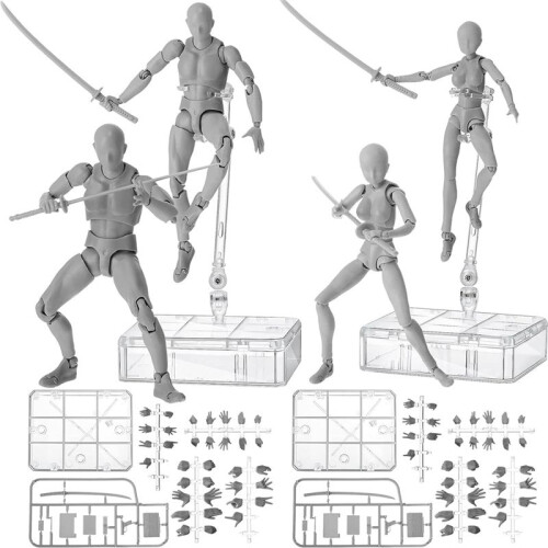 sets tekenlichaam kunstenaars PVC figuurmodel modellen mannequin 2