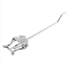 Pince à partitions pour saxophone, support portable en métal avec fixation sur pied.