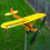 J3 Airplane Weathervane, 3D και Magic Metal Windmill Εξωτερικός Ανεμόμυλος 11