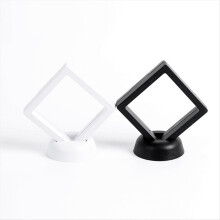 30 Pcs 3D Floating Coin Display Frame Stand Storage Boxes for Jewelry