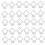 30 Pcs 3D Floating Coin Display Frame Stand Storage Boxes for Jewelry 5