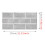 Πλακάκι backsplash 12 φύλλων με αυτοκόλλητο stick, με ψεύτικο λευκό μάρμαρο από PVC 9