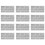 Πλακάκι backsplash 12 φύλλων με αυτοκόλλητο stick, με ψεύτικο λευκό μάρμαρο από PVC 2