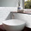 Πλακάκι backsplash 12 φύλλων με αυτοκόλλητο stick, με ψεύτικο λευκό μάρμαρο από PVC 7