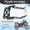Motorcycle Windshield Stand Holder Mobile Phone GPS Navigation Plate B 5