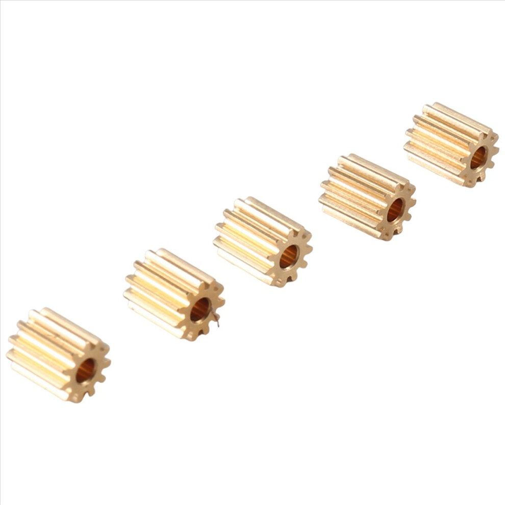 5Pcs Brass 11T Pinion Gear Motor For Trx4m 1/18 Rc Crawler Car Upgrade 4852430044989