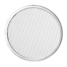 10 inch aluminium pizzabakscherm met naadloze rand - Perfect Crisp, Enha