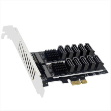 Νέα κάρτα προσαρμογέα M.2 σε PCIE διπλού δίσκου, συστοιχία διπλών δίσκων PCIe X1/X4/X8