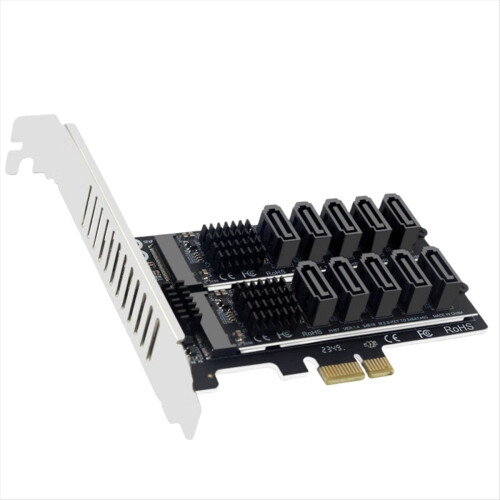 Νέα κάρτα προσαρμογέα M.2 σε PCIE διπλού δίσκου, συστοιχία διπλών δίσκων PCIe X1/X4/X8