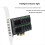 Νέα κάρτα προσαρμογέα M.2 σε PCIE διπλού δίσκου, συστοιχία διπλών δίσκων PCIe X1/X4/X8 6