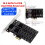 Νέα κάρτα προσαρμογέα M.2 σε PCIE διπλού δίσκου, συστοιχία διπλών δίσκων PCIe X1/X4/X8 3