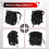 Τσάντα Μοτοσικλέτας Rhinowalk 20L Universal Πλαϊνή Σέλα με Αφαιρούμενο Νερό 10