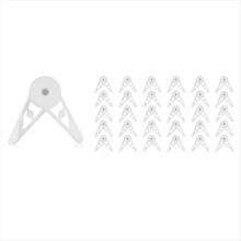 30 Stück 360 Grad verstellbare Pflanzenclips, Astbieger, Stammtrainer