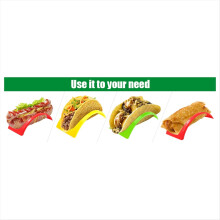 12 balení taco tácok plastových burrito servírovacích párty potrieb pre tacos bu