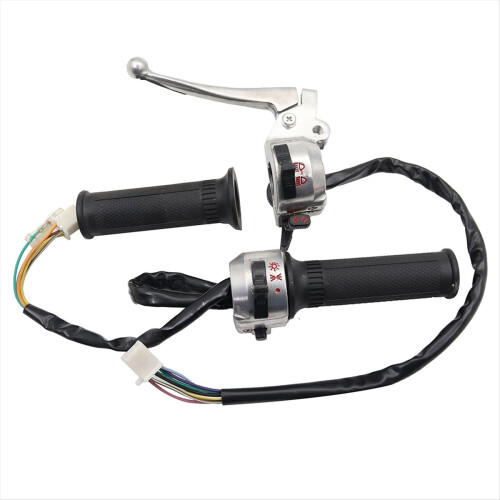 Motorcycle Handlebar Switch Throttle Handle+Clutch Handle for Z50 Z50A 1