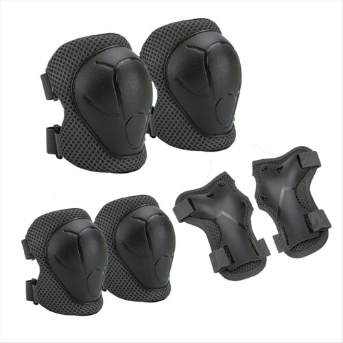 Set di protezioni per bambini, ginocchiere e gomitiere con polsiere per Skateboard 2
