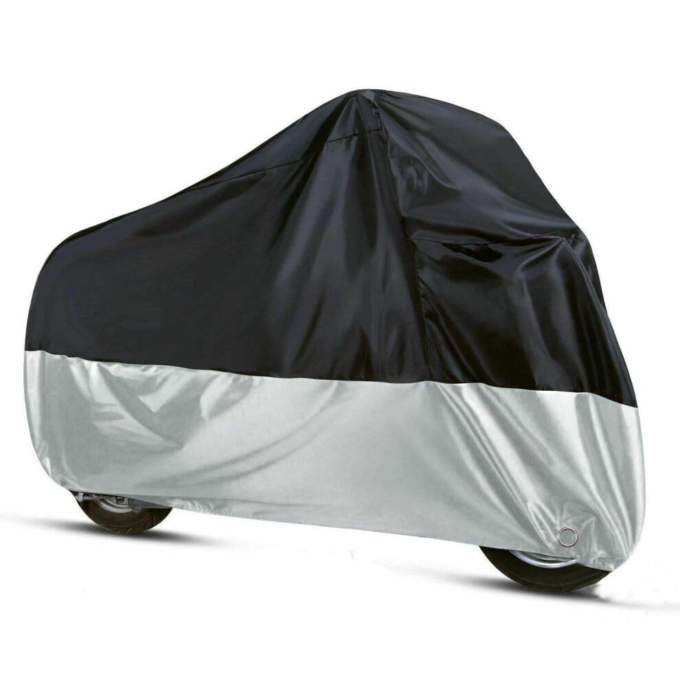 Xxl Heavy Duty Waterproof Motorcycle Cover Oxford Dustproof Motorbike 4852430032702