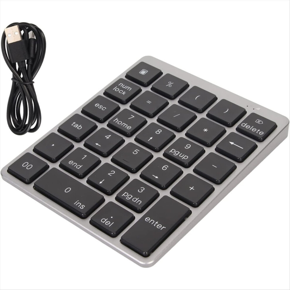 28 Keys Numeric Keypad, Dual Modes Portable Keyboard, Waterproof Key W 4851036370423