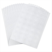 12Pcs 14 Count Plastic Mesh Canvas Sheets, 11x8.2 Inch White Needlepoi