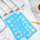 2 Pcs Sheet Metal Duct Fitting Template Reusable Stencils for Drawing 6