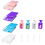 12-Pack Trabricks Stackable Art Trays with Lids, -Painting Kits for Ad 2