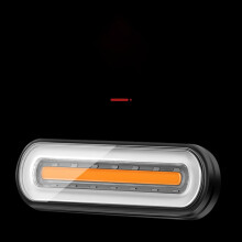 Kabelloses Fahrradalarm-Rücklicht mit Blinker, wasserdicht