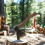 Solid Wood Handle Camping Hatchet Tools Part Accessory Replacement Han 3