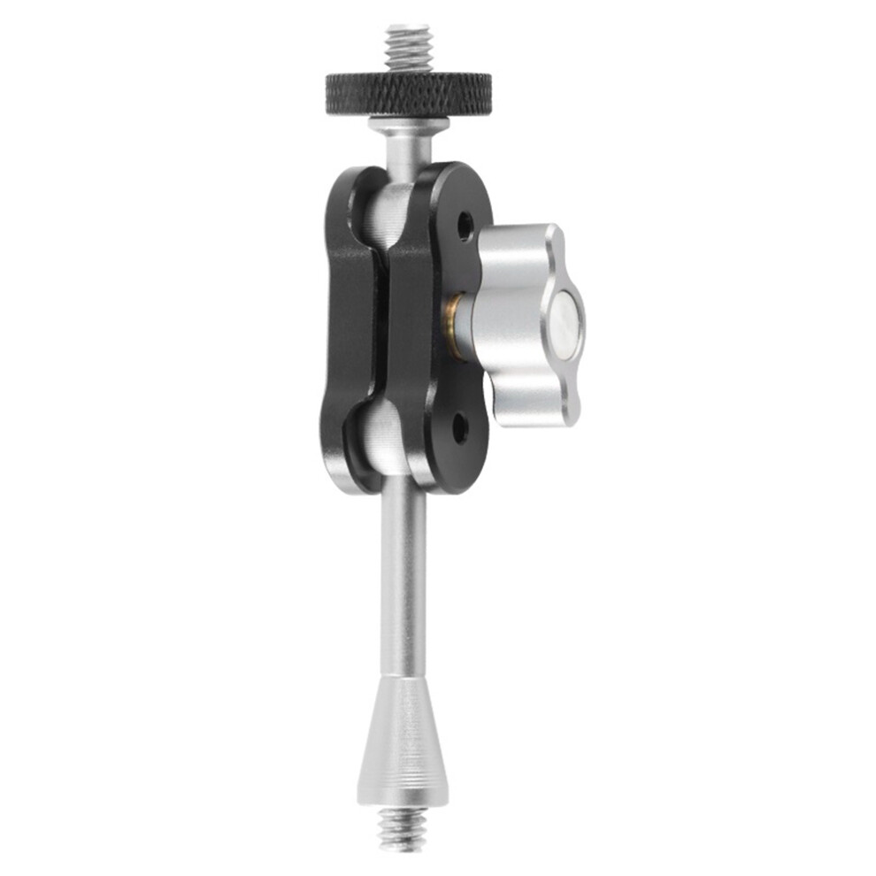 Super Clamp With Multifunctional Magic Arm Double Ball Head Mount 1/4 Light 4852430043500