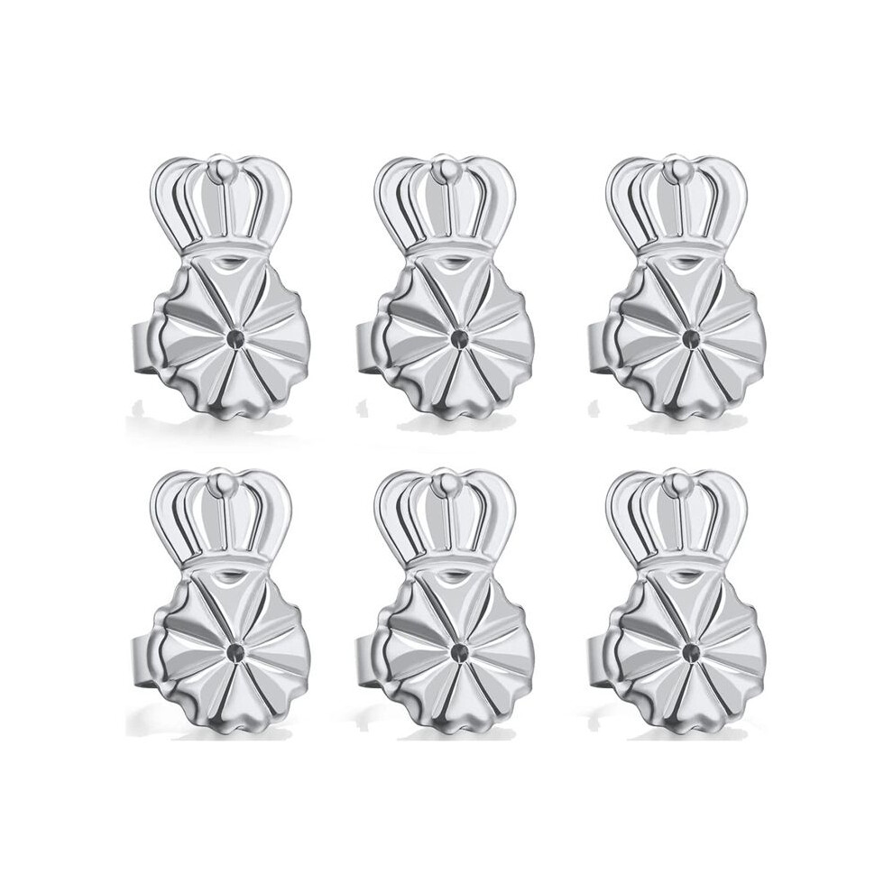 3-Pairs Earring Backs,Earring Backs Lifter For Heavy Earrings, Adjusta 4852430043937