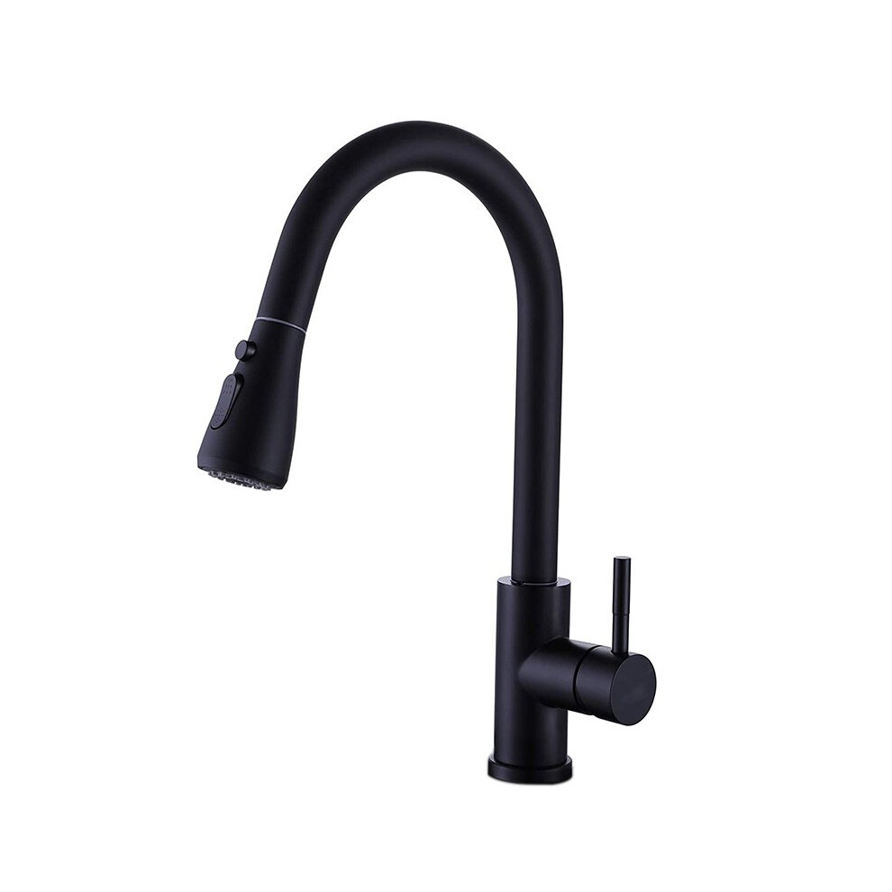 Kitchen Faucet Sink Pull Down Sprayer Swivel Spout Brushed With Mixer 4852430031774