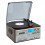 Retro Vinyl Multi Functions Record Player Turntable 3-Speed Phonograph 6