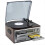 Retro Vinyl Multi Functions Record Player Turntable 3-Speed Phonograph 5