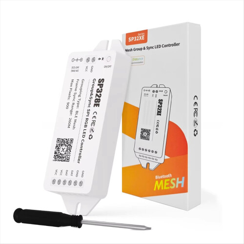 SP328E MESH Group SPI RGB LED Controller Ασύρματος Ενισχυτής Σήματος Dim 1