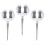 3PCS Garden Hose Guide Nails Top Roller Soft Water Pipe Positioning Po 3