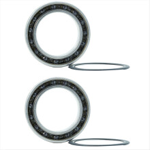 2 PCS Hybrid Ceramic Bearing 24x37x7mm Bicycle Hub 24377RS Si3N4 Ball