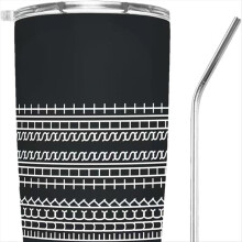 Vaso térmico moderno y divertido: taza de viaje de acero inoxidable con un toque sarcástico