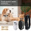 Pet Collar Camera USB Rechargeable HD 1080P LCD Display Sport Support 4