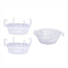 15 Pcs Hanging Plant Water Catcher- Clear Plastics Catcher Tray-Hangin